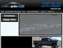 Tablet Screenshot of easyas123autocredit.com